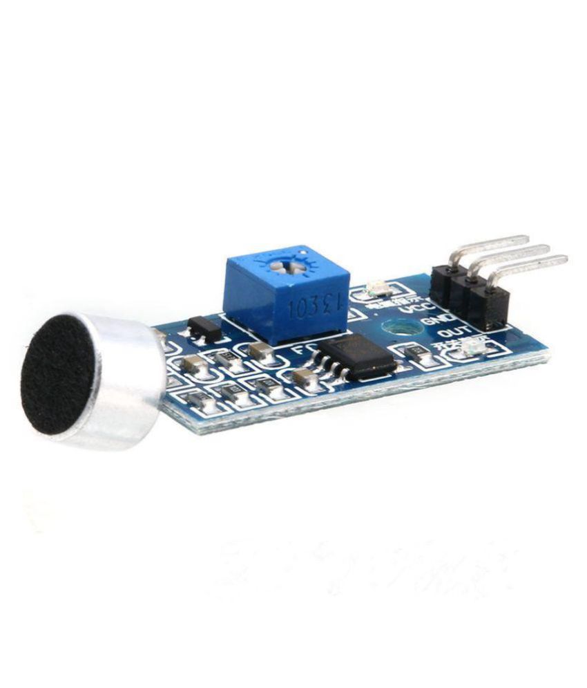 Sound Detection Module Sensor Intelligent Vehicle for Arduino (Blue, 3.2 X1.7 cm)