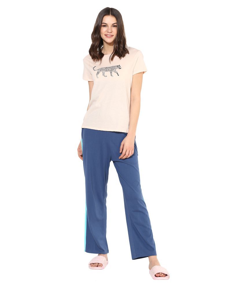 Buy 9teenAGAIN Hosiery Pajamas - White Online at Best 