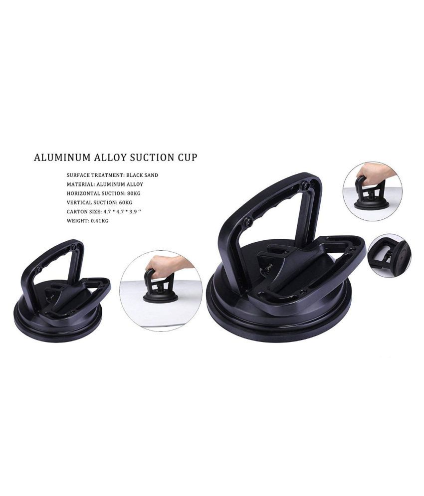 DIY Crafts Black Suction Cup Handle Dent Puller Heavy Duty Aluminum High Performance Suction