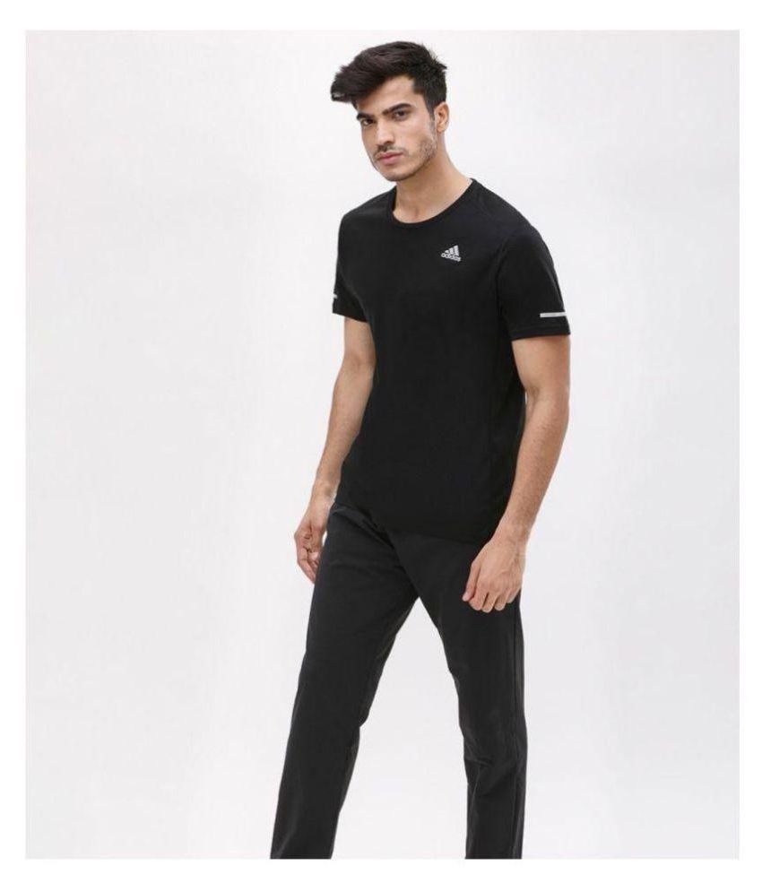 Adidas Black Half Sleeve T-Shirt - Buy 