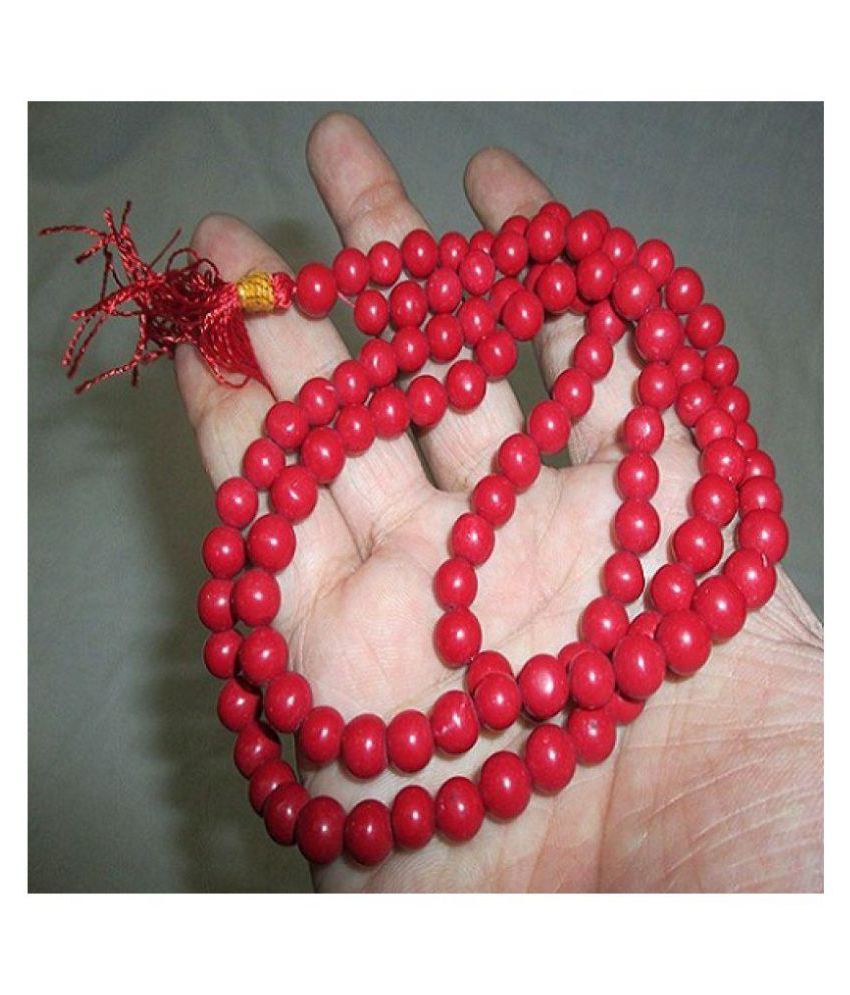 Coral Beads Mala Natural & Original Moonga Mala by CEYLONMINE Buy