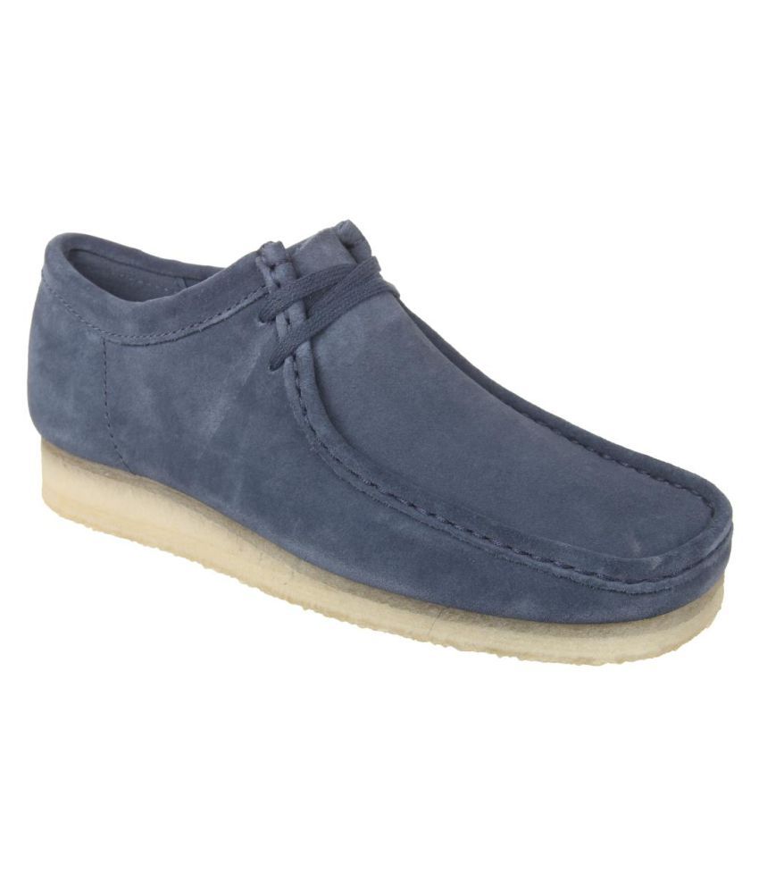 clarks blue booties