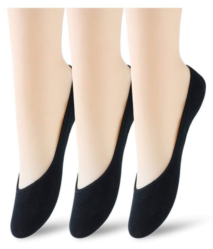     			Tahiro Black Cotton Low Cut Socks - Pack Of 3