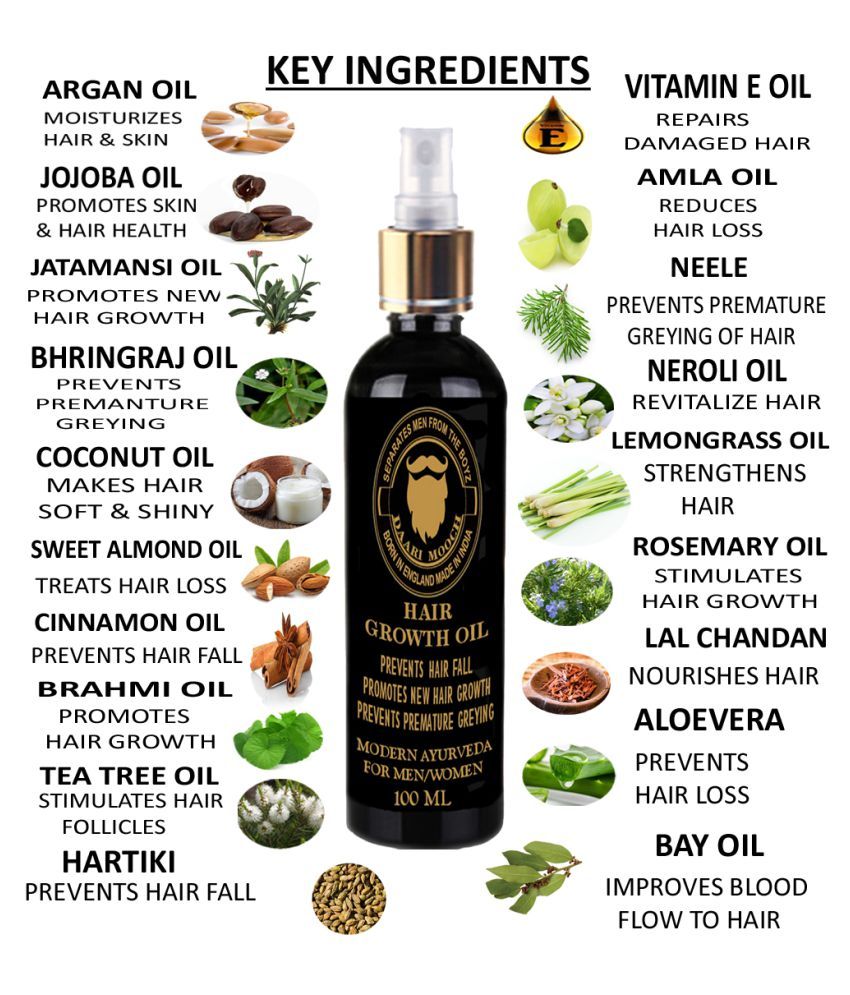 Daarimooch Ayurvedic Hair Fall Treatment Combo Anti Hair Fall
