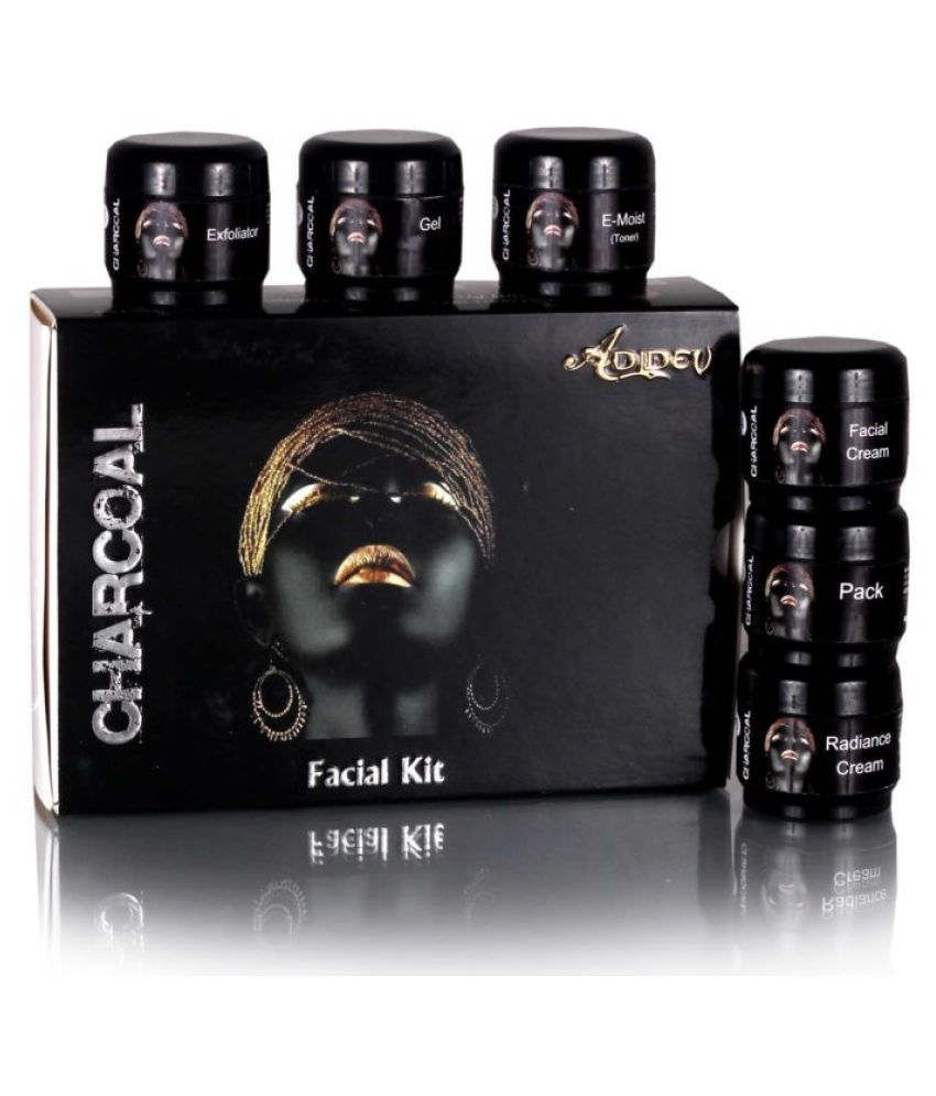 Adidev Herbals Instant Glow Charcoal Facial Kit 250 g Buy Adidev