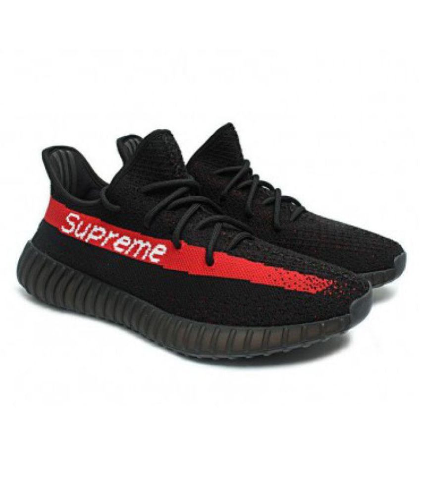 Adidas Yeezy Boost 350 Supreme Black Running Shoes - Buy Adidas Yeezy