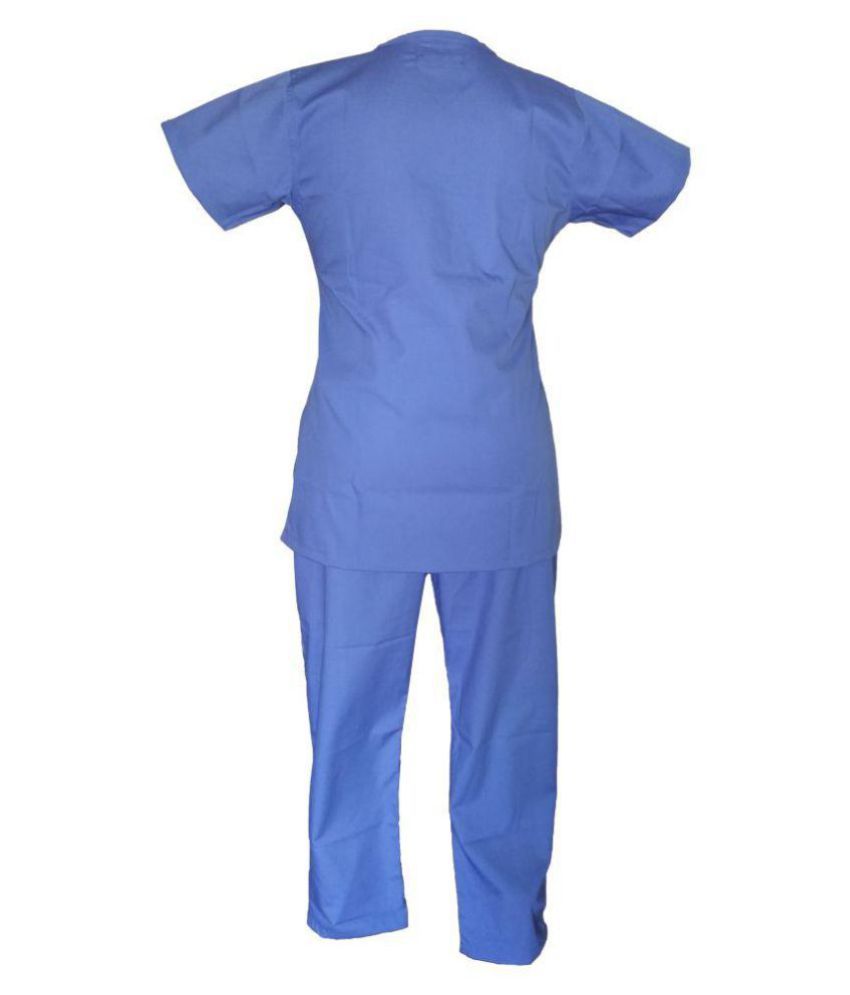 LOYAL NEEDS Hospital Scrub suit Female Ceil Blue Staff M: Buy LOYAL ...