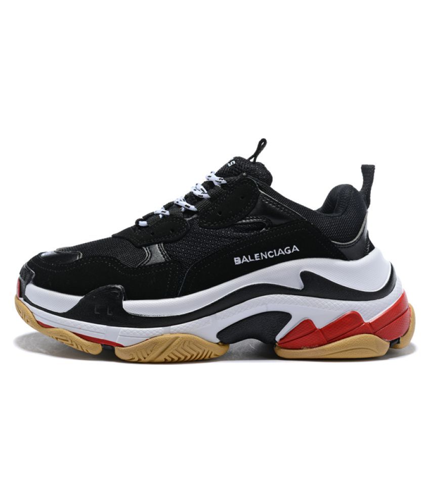 balanciaga balanciaga triple s Black Training Shoes - Buy balanciaga ...