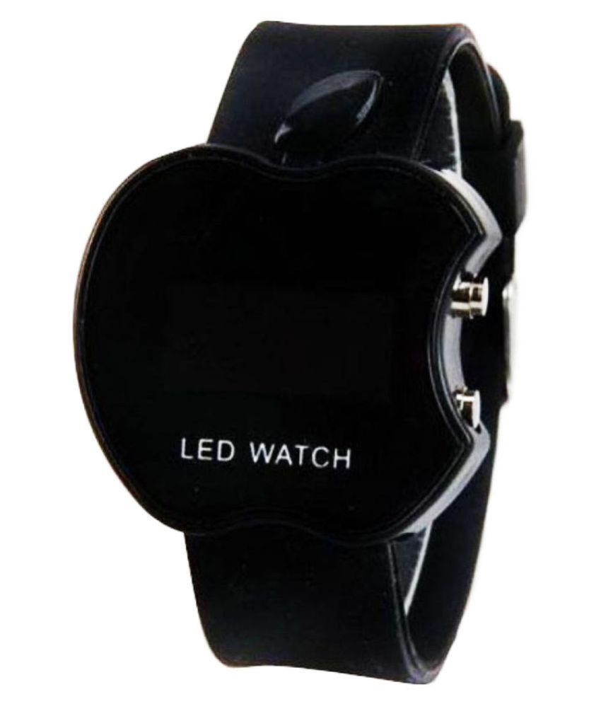 apple shaped led watch
