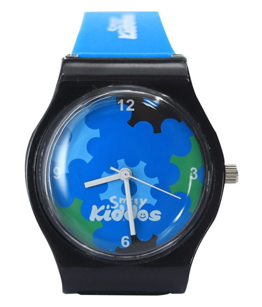 Smily Kids Watch ( Black) | Kids For  Watch | Watches For Women | Watches For Toddler Boys | Kids Watches Girls | Watches For  Black| kids watch | School watch | Boys & Girls Watch | children Watch | 3 to 5 years kids watch