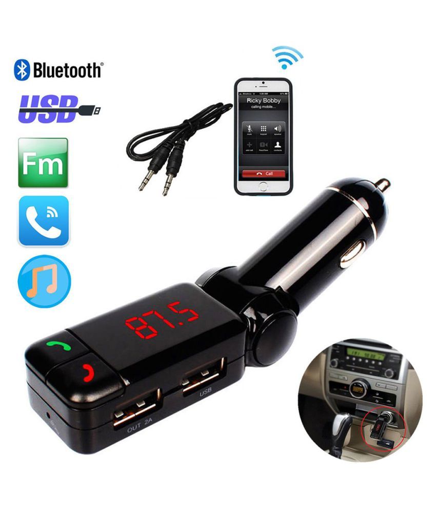 Standard Sales G7 Bluetooth Car Charger and FM Transmitter MP3 Car FM