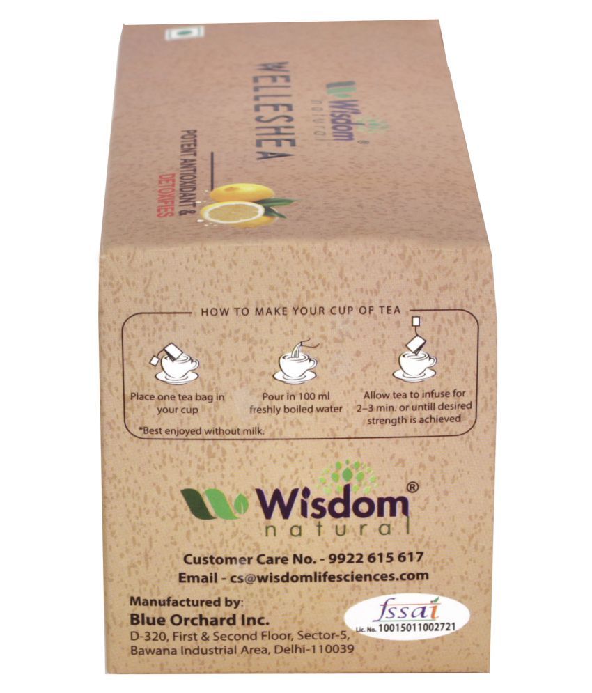 Wisdom Lemongrass Tea Bags 83 gm Pack of 25 Buy Wisdom Lemongrass Tea