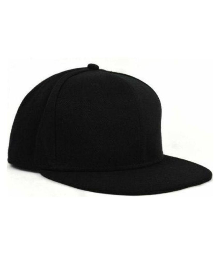     			Tahiro Black Snapback Cotton Cap For Kids - Pack Of 1