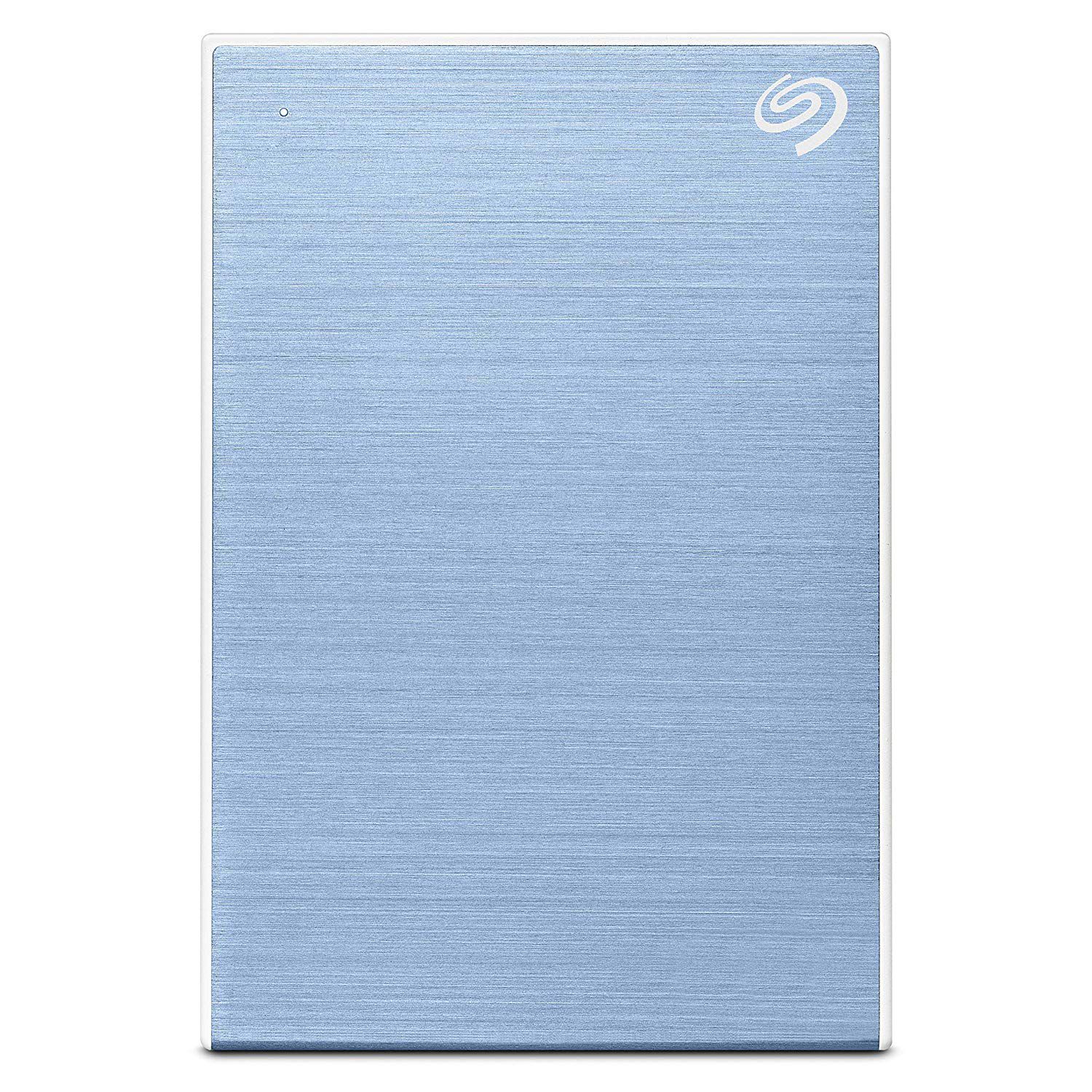     			Seagate Backup Plus Slim 2TB External Hard Drive Portable HDD-Light Blue USB 3.0 for PC Laptop and Mac, 1 year Mylio Create, 4 Months Adobe CC Photography, and 3-year Rescue Services (STHN2000402)