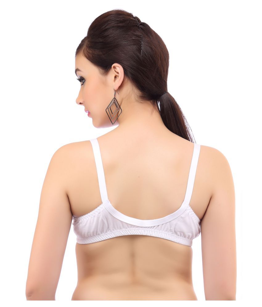 Buy Mybra Cotton Seamless Bra White Online At Best Prices In India Snapdeal