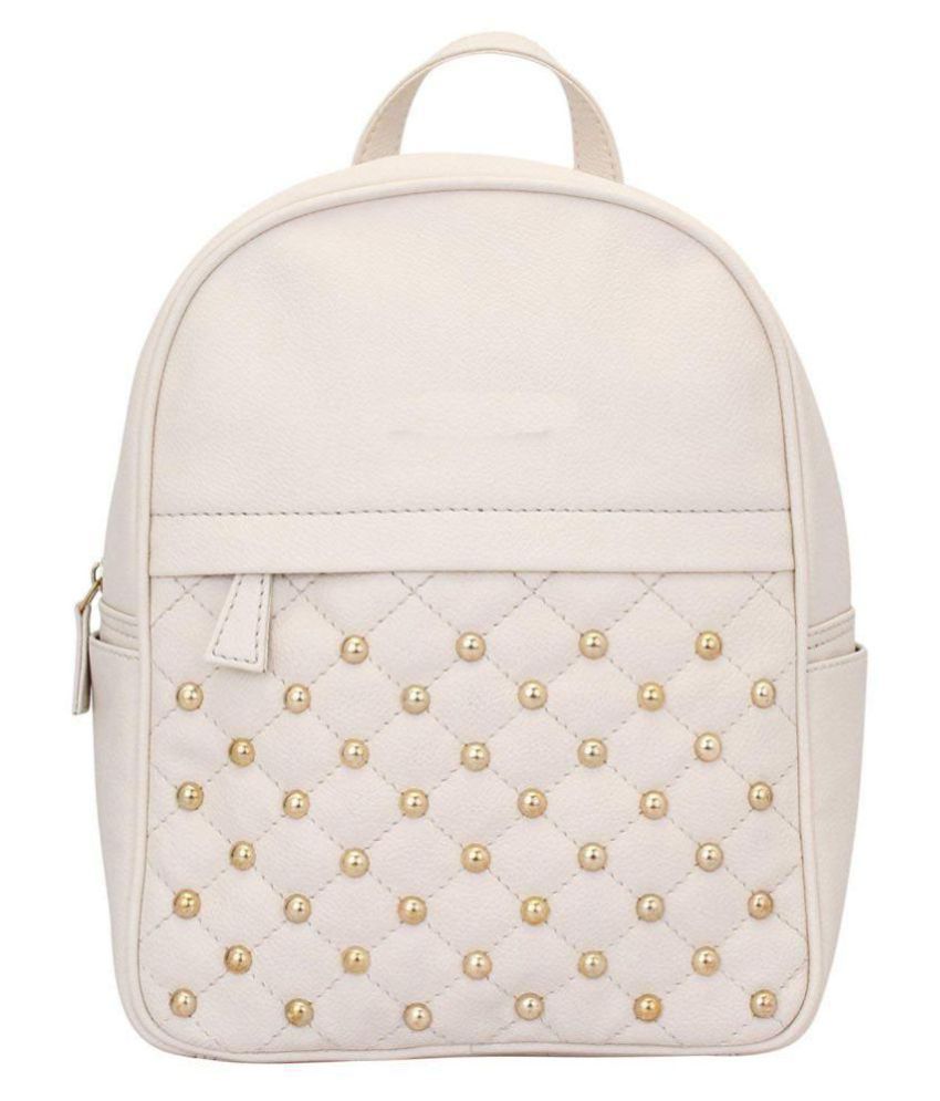 SHT White Leather College Bag - Buy SHT White Leather College Bag Online at Best Prices in India