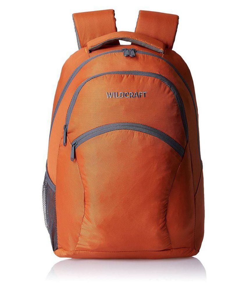 orange computer bag