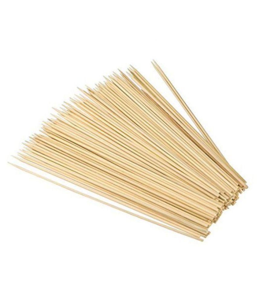 Perfect Pricee Bamboo Wooden Skewers (10-inch) Barbeque: Buy Online at ...