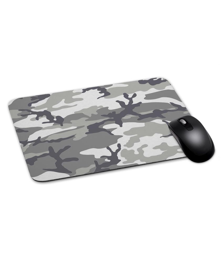 white camo mouse pad