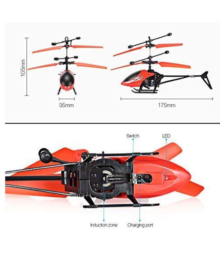 Radio Remote Controlled Helicopter with Unbreakable Blades Multi Color Buy Radio Remote
