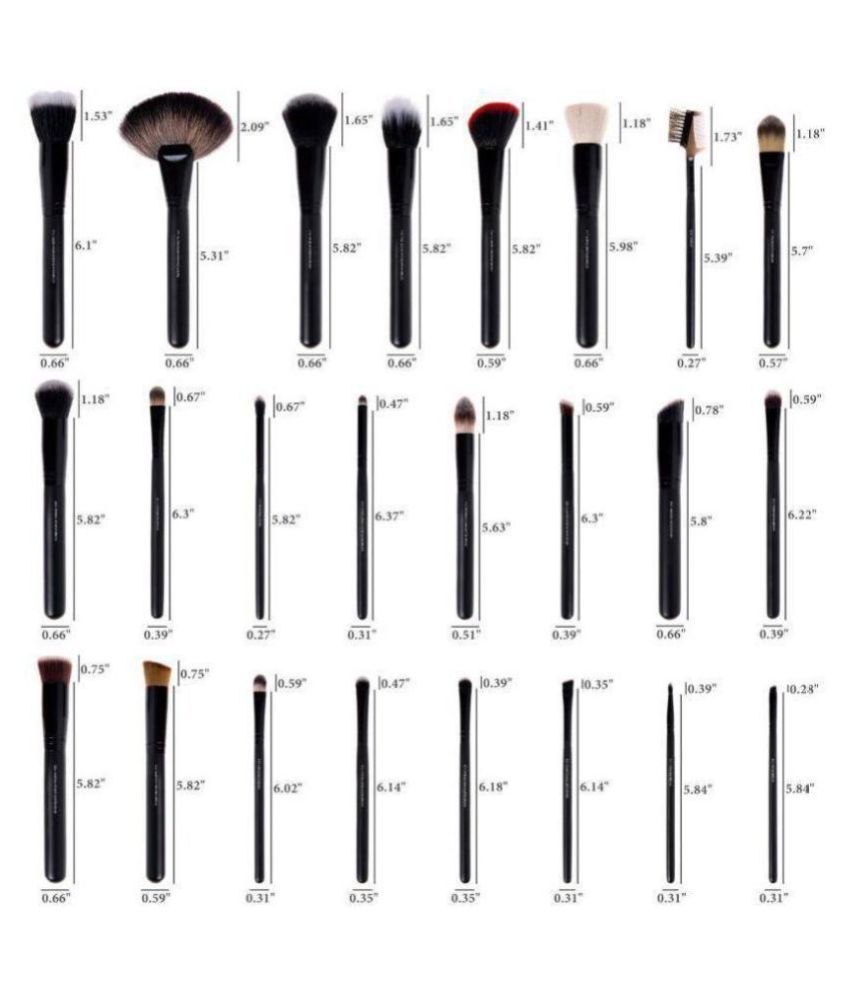 Skinplus Natural Makeup Brush Set Of 24 - 24 7 Mineral Makeup Skinplus Natural Makeup Brush Set Of 24 - 24 7 Mineral Makeup