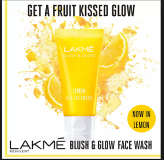 lakme face wash lemon