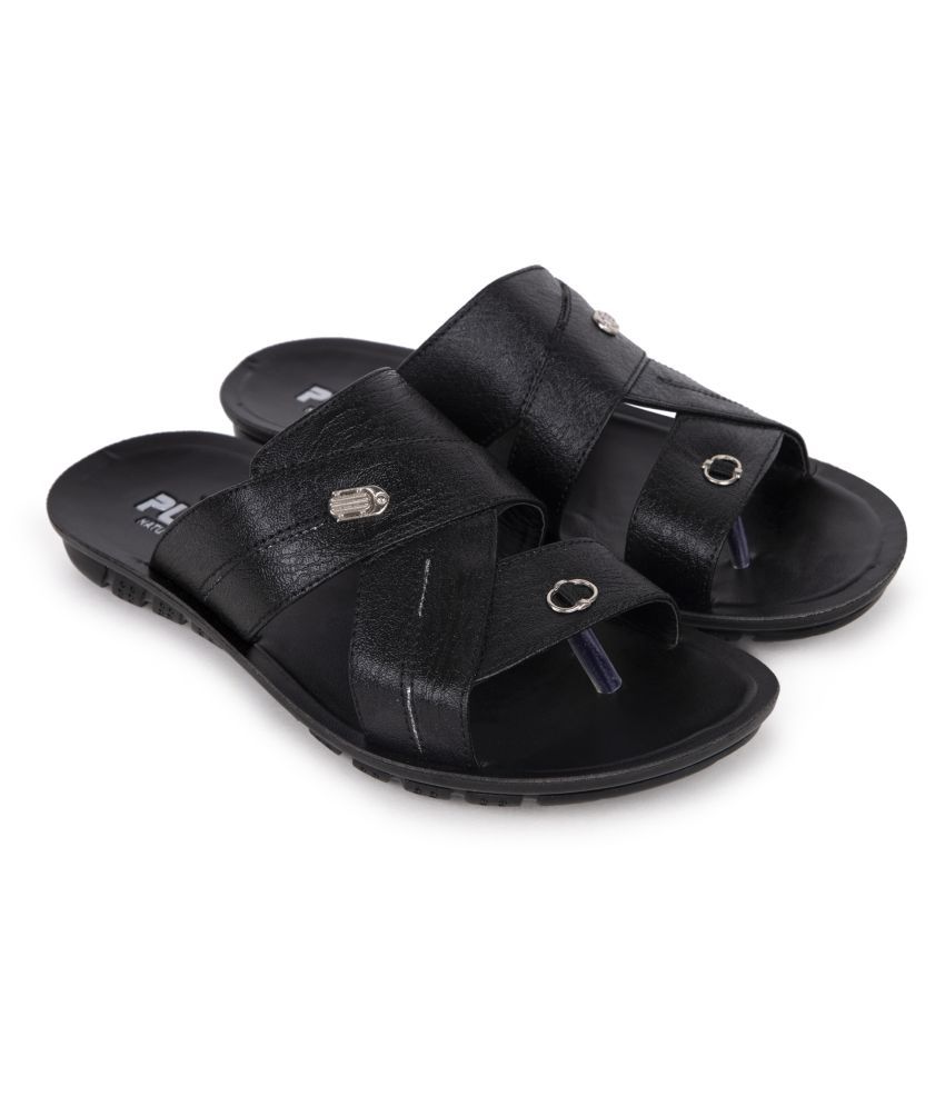     			PU-SPM Black Daily Slippers