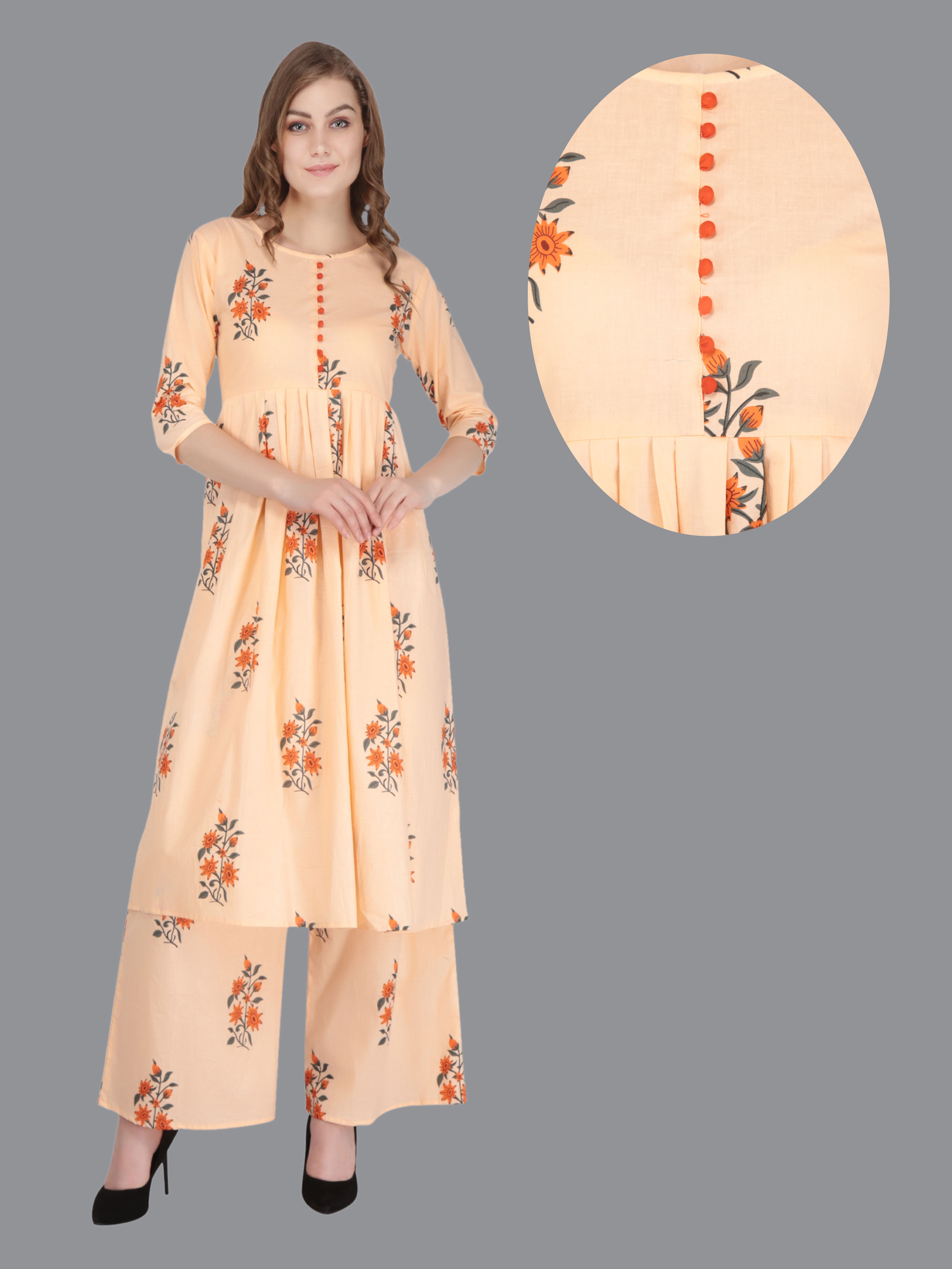 stitched palazzo suits online