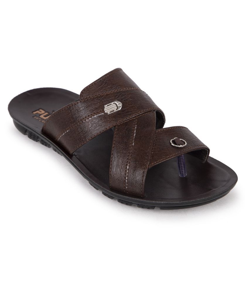 pu leather sandals