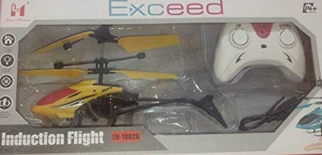 Darling Toys Hand Induction Control Flying Helicopter With Remote