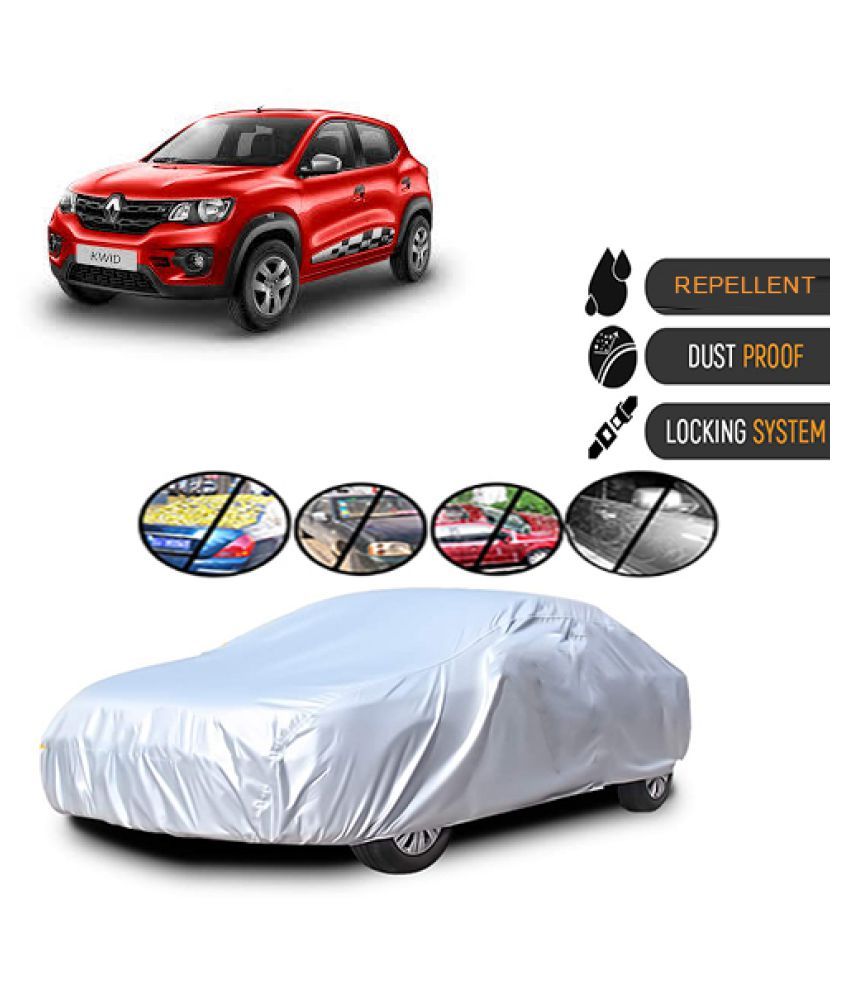 QualityBeast Car Body Cover for Renault Kwid Silver Buy QualityBeast