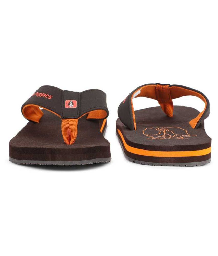 Hush Puppies Brown Thong Flip Flop Price in India- Buy Hush Puppies Brown Thong Flip Flop Online 