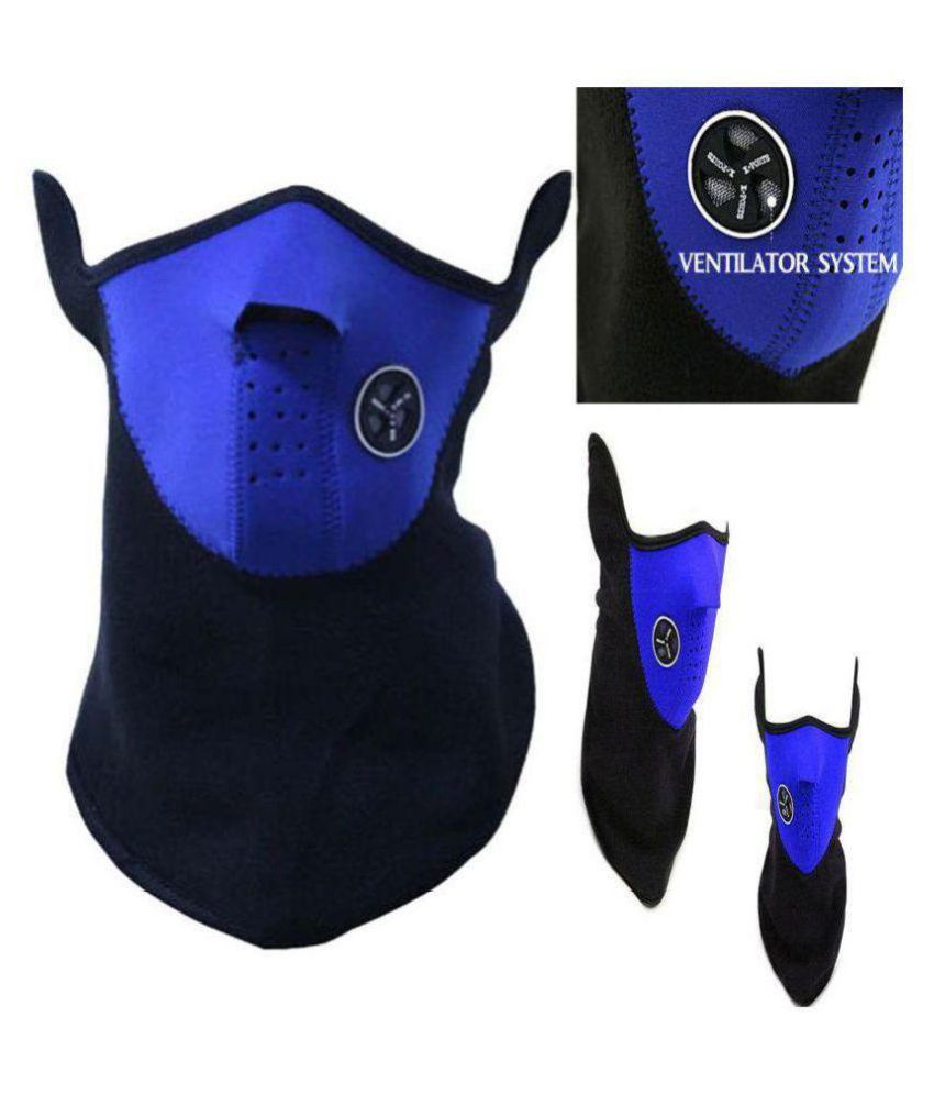 Neoprene Anti Pollution Dust SUN Protection Neck Warmer Half Face Mask