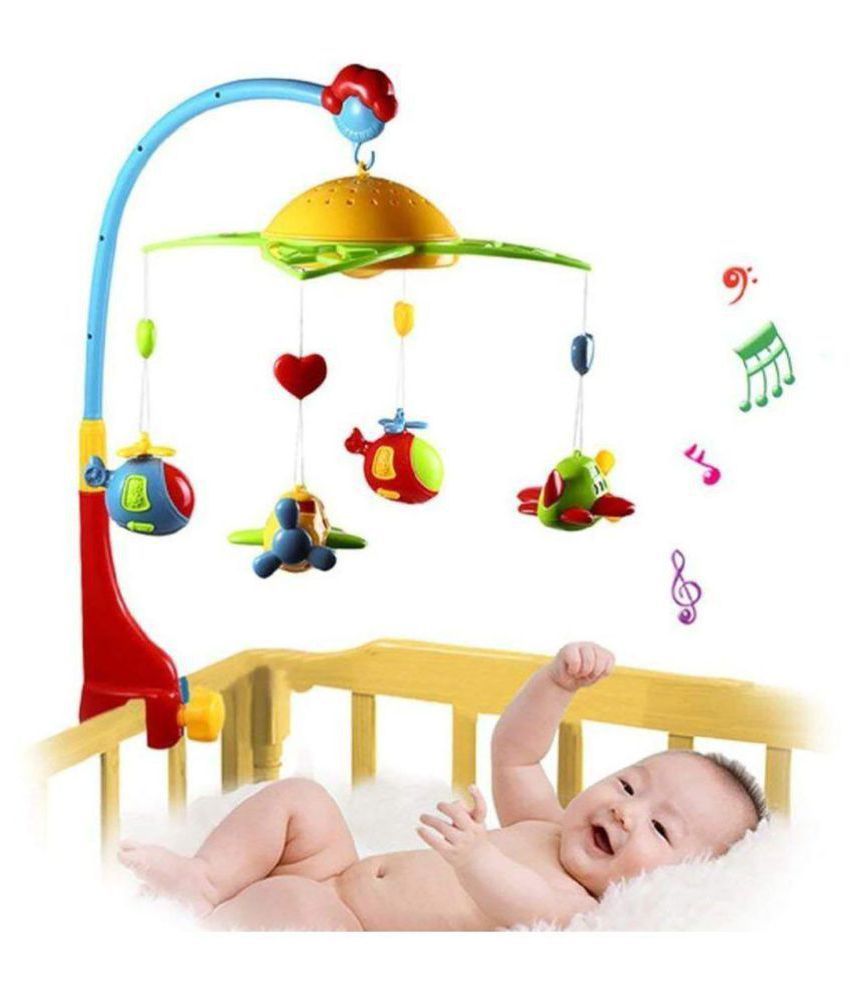 Rattle for New Born Baby's Cradle with Music and Projector Buy Rattle