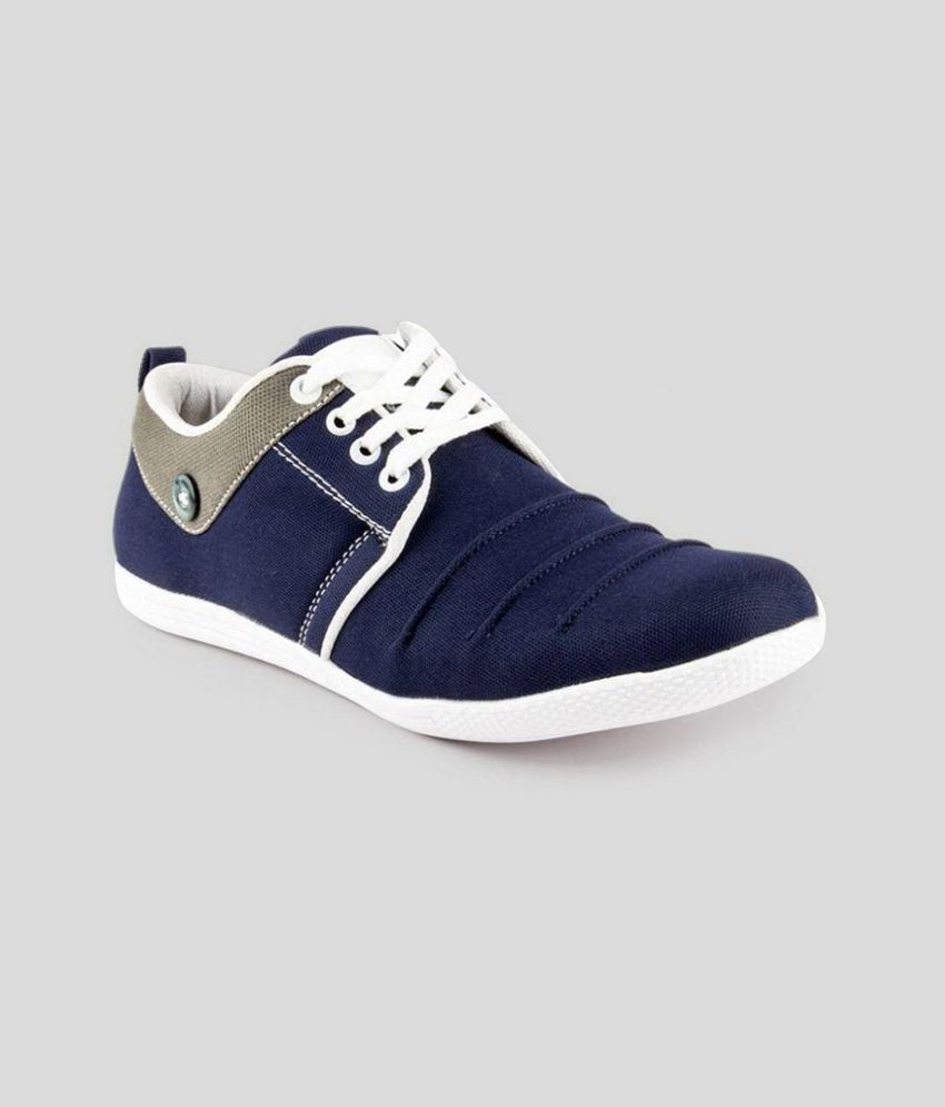 blue casual shoes