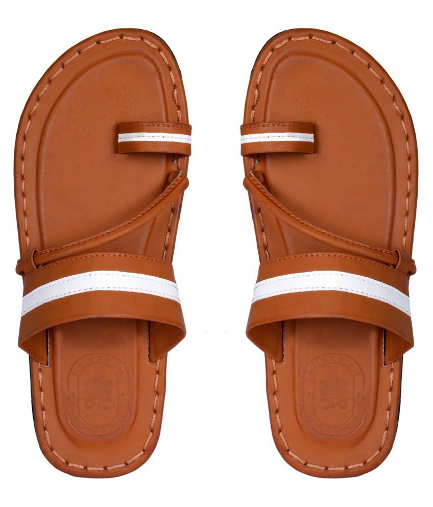     			Style Height Tan Leather Slippers