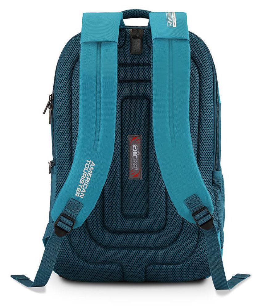 american tourister bag blue colour