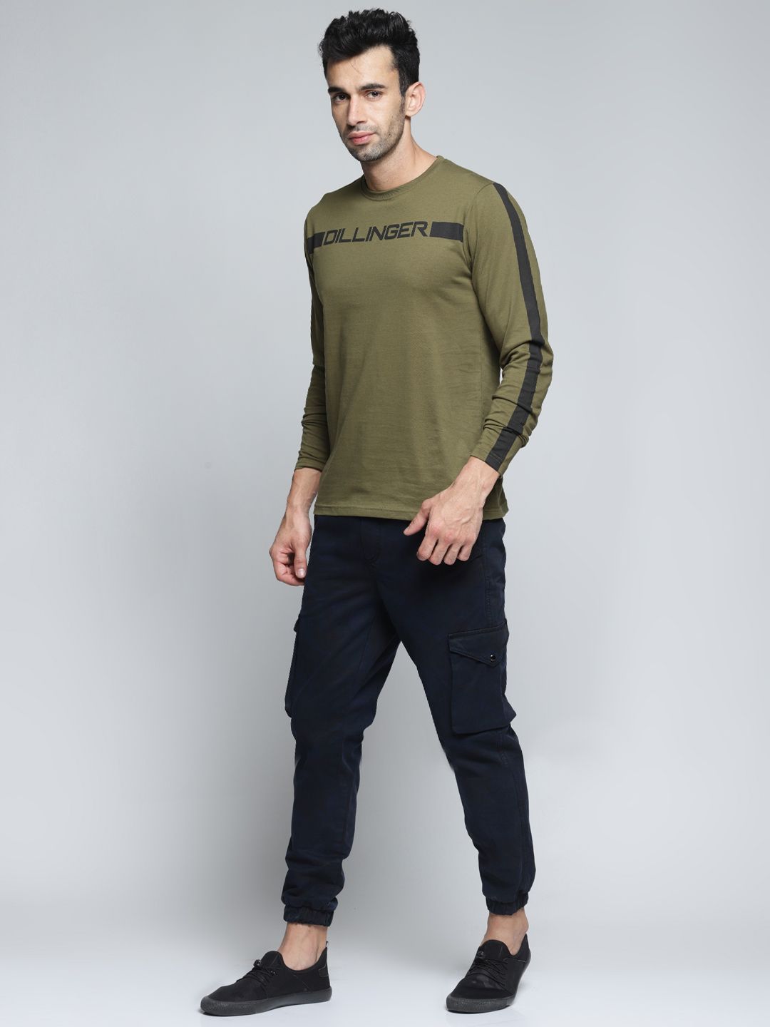 Dillinger Green Full Sleeve T-Shirt 