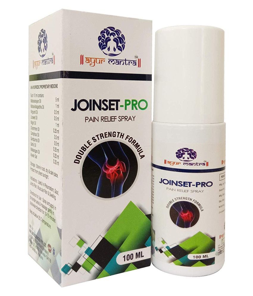 Vrinda Ayur Mantra Jointset Spray For Pain Relief Pain Relief Oil