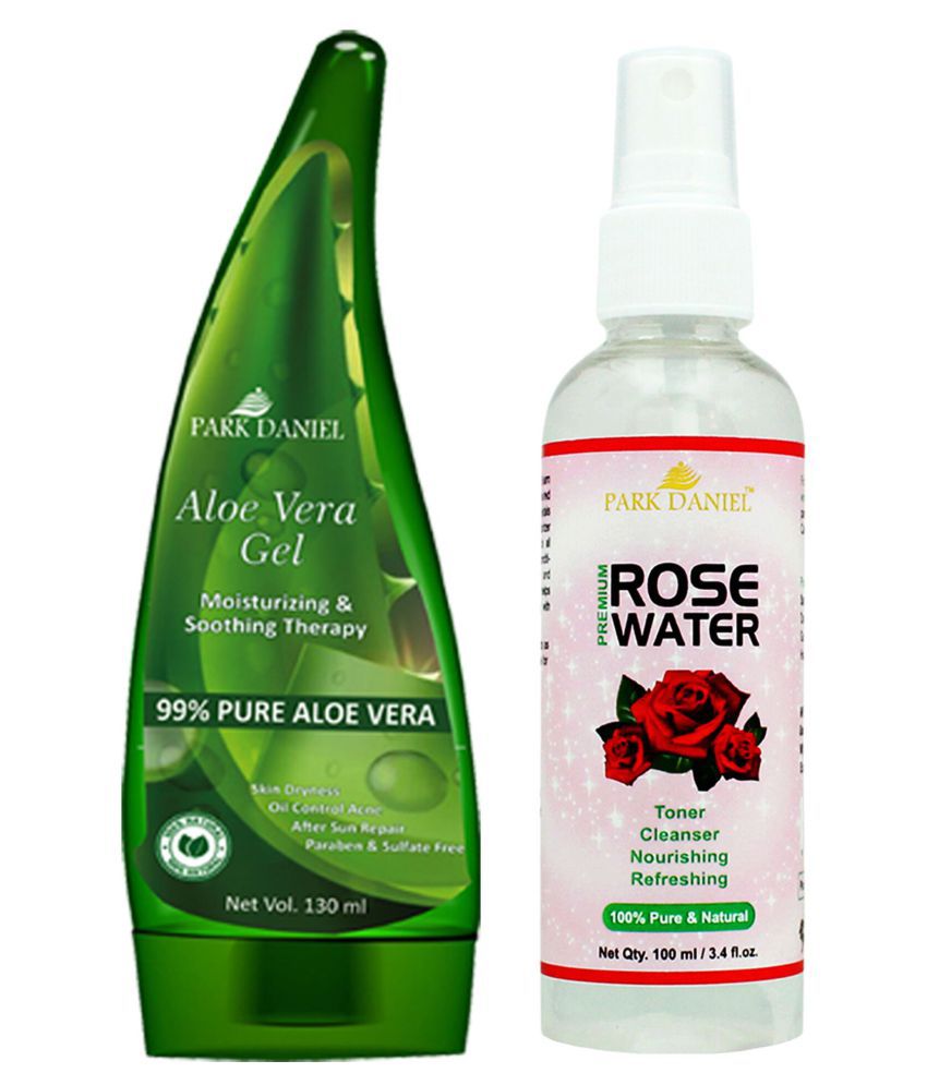 Park Daniel Pure Aloe Vera Gel & Rose Water Face Cleanser 230 mL 2: Buy Park Daniel 99% Aloe Vera Gel & Rose Water Face Cleanser 230 mL