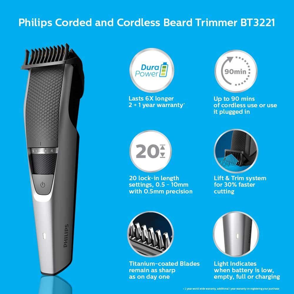 philips bt3221 trimmer price