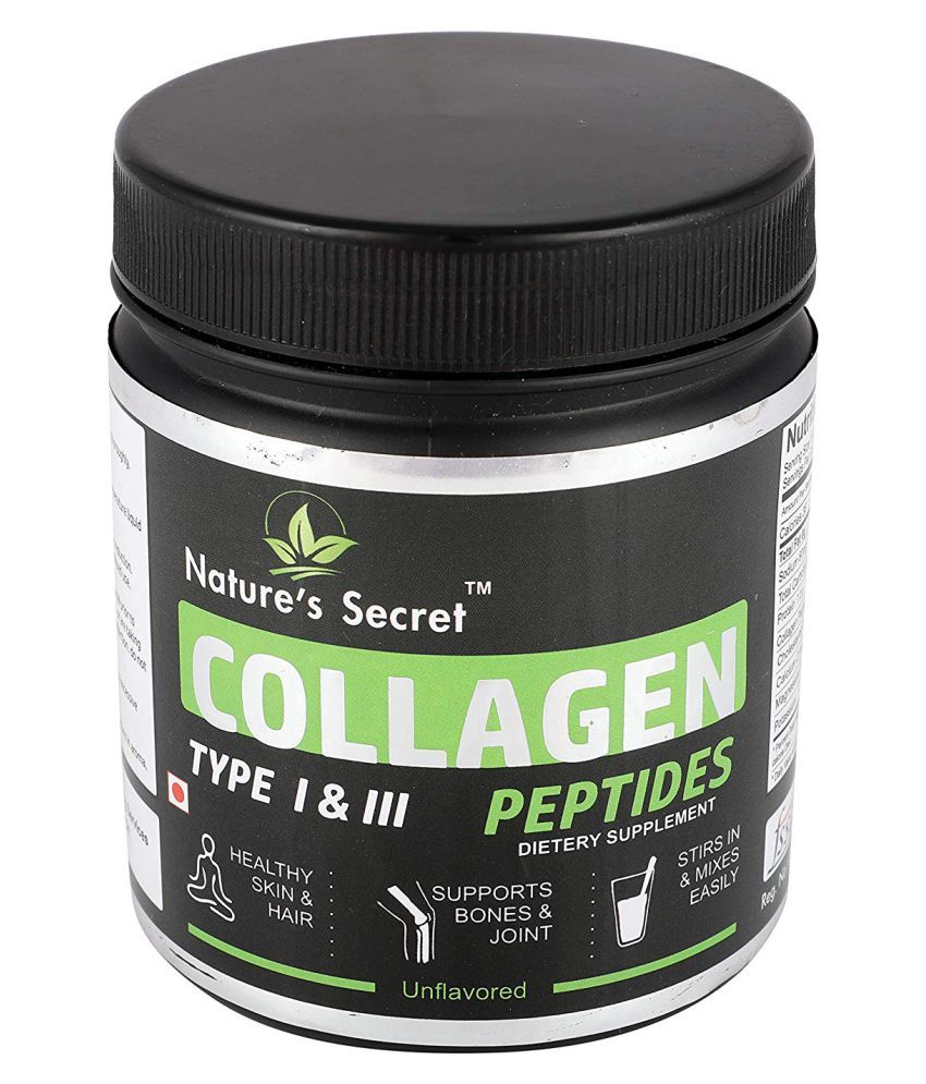 Nature's Secret Collagen peptide Type 1 & 3 (Unflavoured) 250 gm Buy