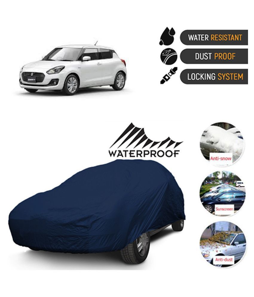 QualityBeast Car Body Cover for Maruti Suzuki Swift [2010-2011] Blue