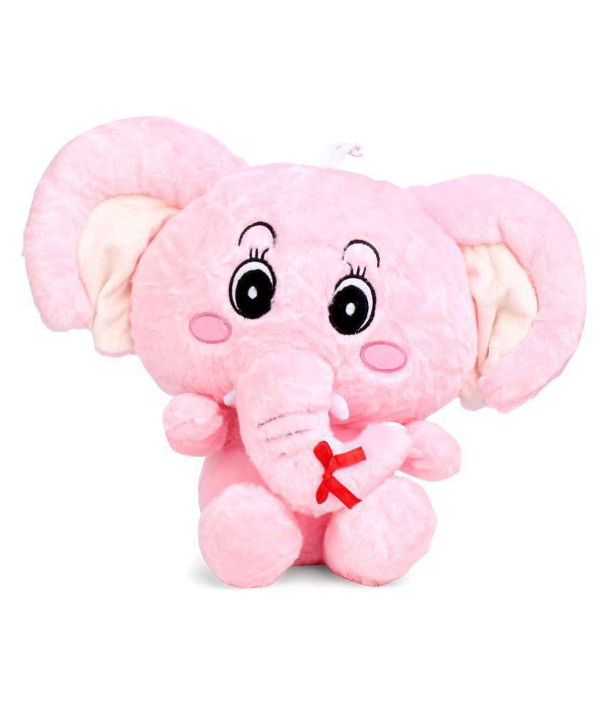     			Tickles Gorgeous Big Ear Elephant Stuffed Soft Plush Animal Toy for Kids (Size: 30 cm Color: Pink)