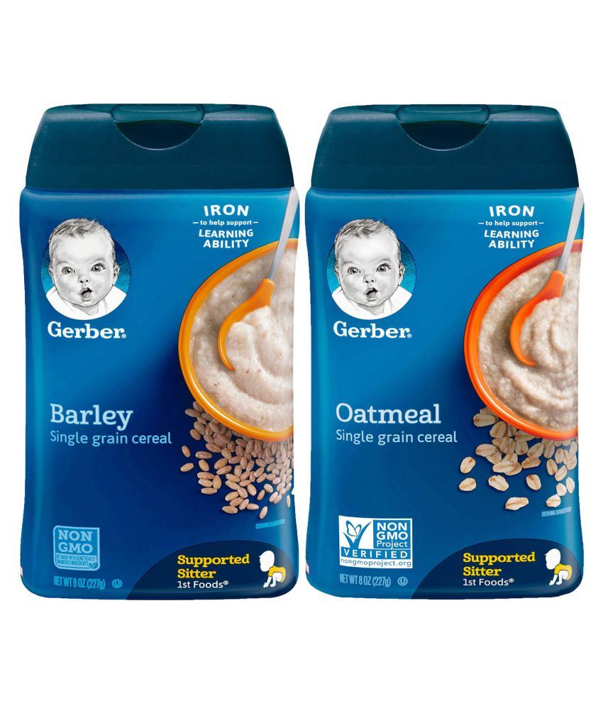 gerber oatmeal and barley