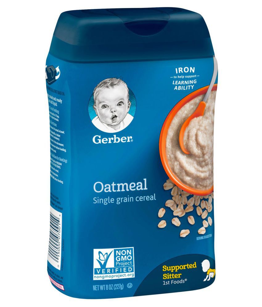 Gerber Oatmeal Infant Cereal for Under 6 Months ( 227 gm ): Buy Gerber