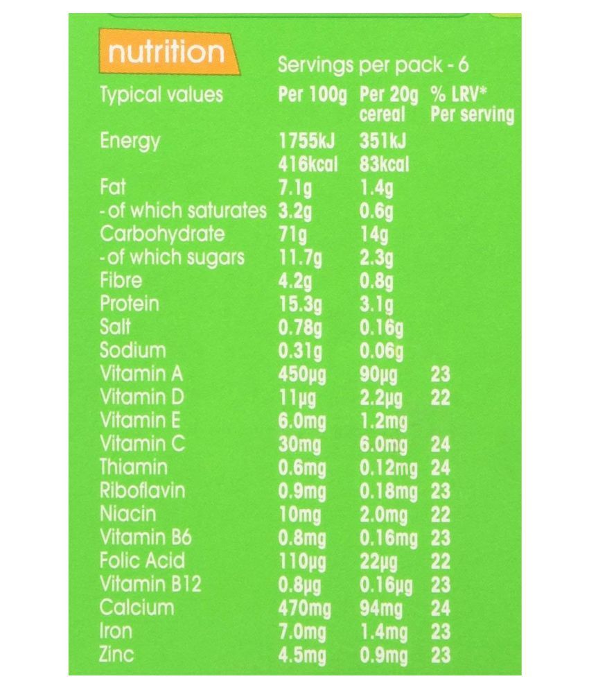 Heinz MG With Cauliflower & Broccoli Cheese Infant Cereal for 6 Months