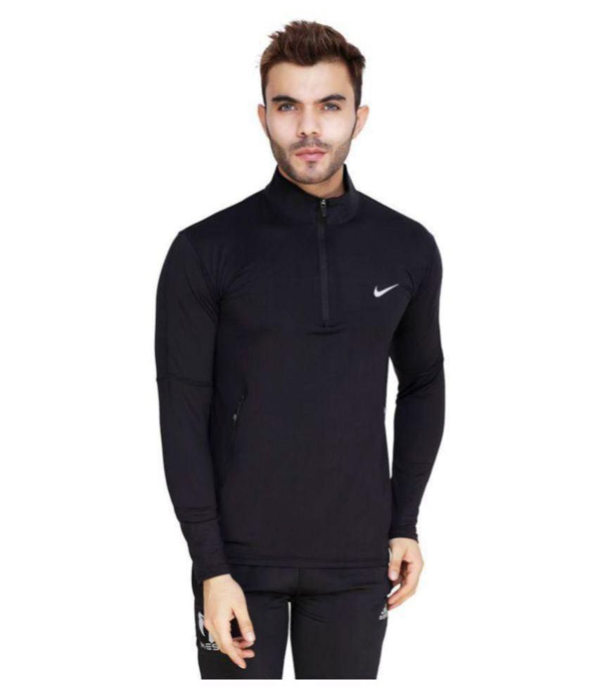 high neck t shirt nike