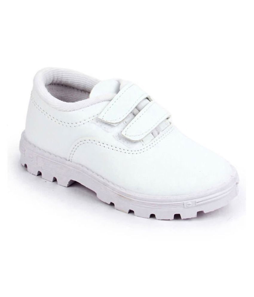     			Prefect By Liberty  Boy White School Shoes