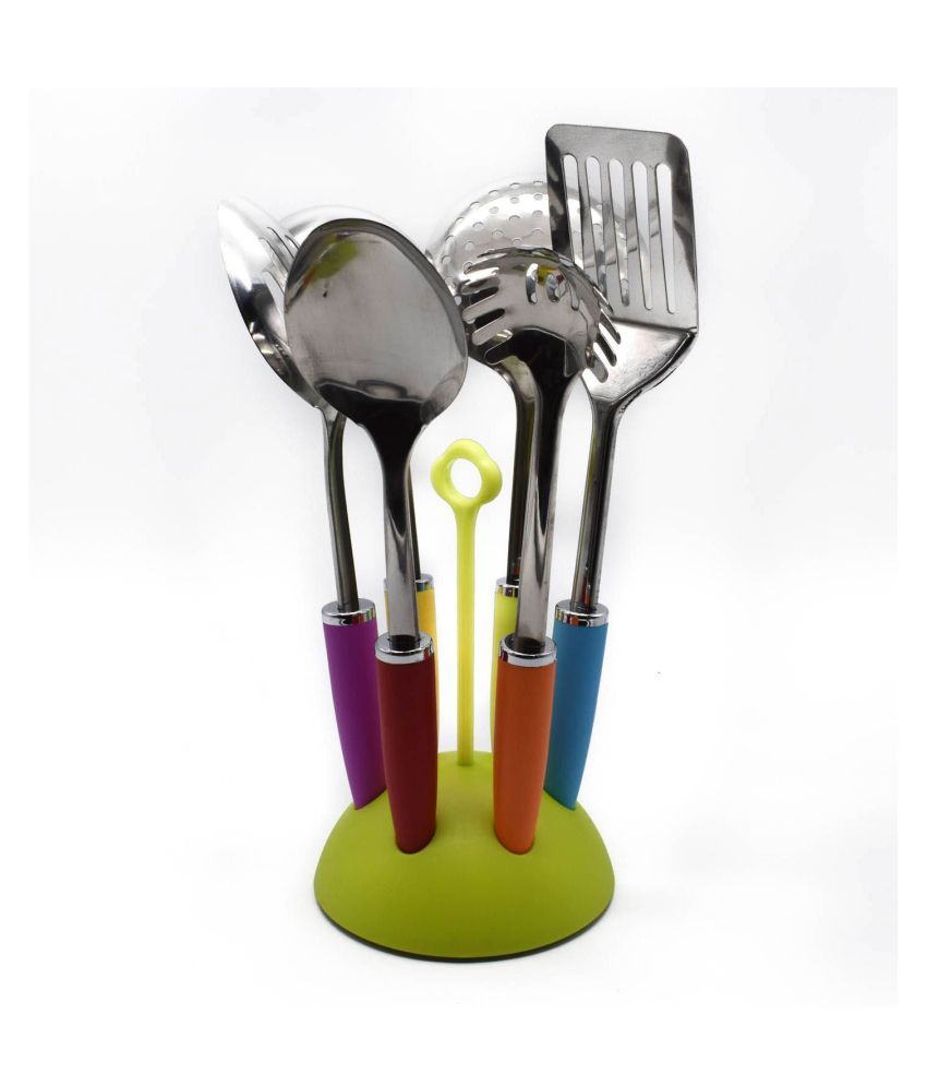 Cook Style Kitchen Tool Set (Set of 7) Green Buy Online at Best